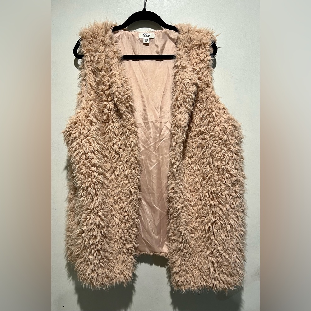 Fuzzy Pink Vest